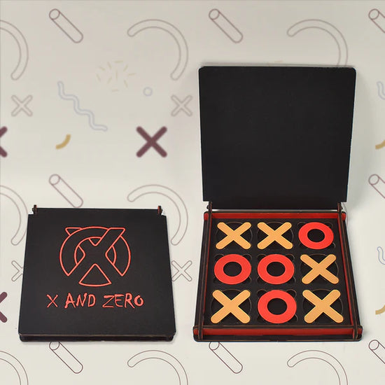 Tic Tac Toe Game Set with 'X' and 'O' Pieces (1 Set)