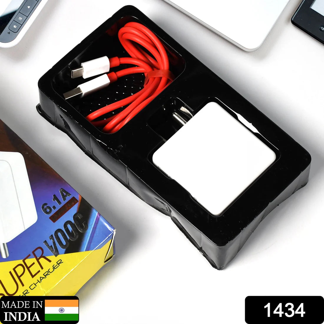 Zoid Super Fast Charger With Type-C Cable With 6 Month Warranty