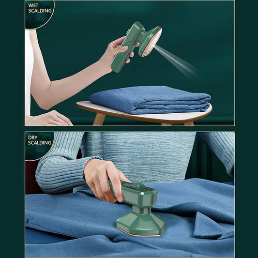 Mini 2-in-1 Steamer Iron – Travel Ready, 5-Second Heat