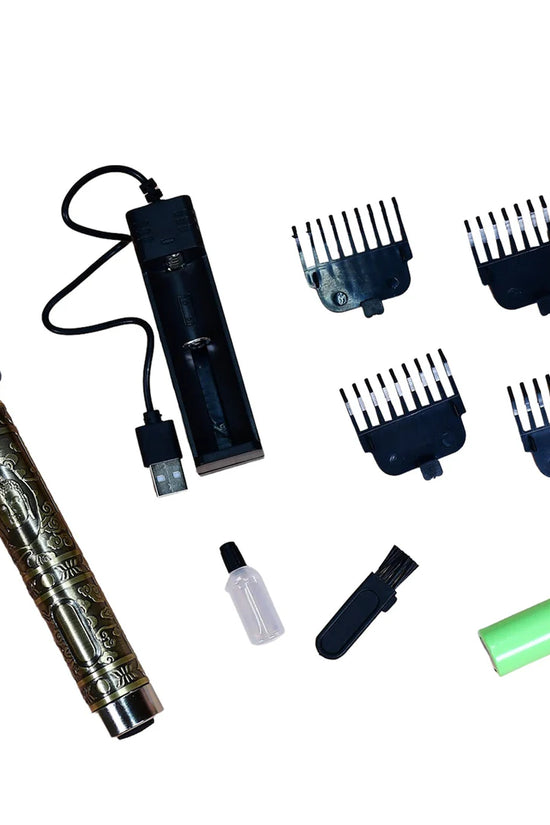 Portable Hair Trimmer for Men – Cordless, Rechargeable & Lightweight | Trim Anywhere – Home, Gym, Travel | Adjustable Blade with Precision Dial