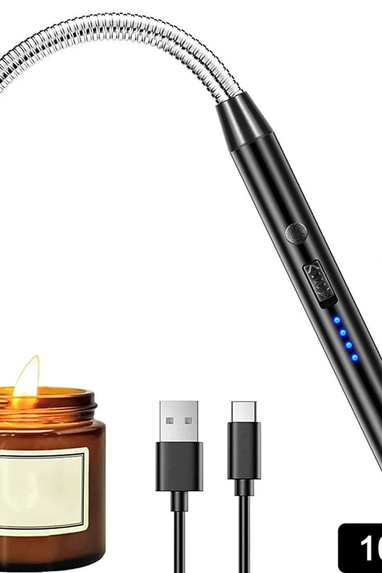 Flexible Electric Arc Lighter – USB Rechargeable, Windproof, Flameless Plasma Ignition