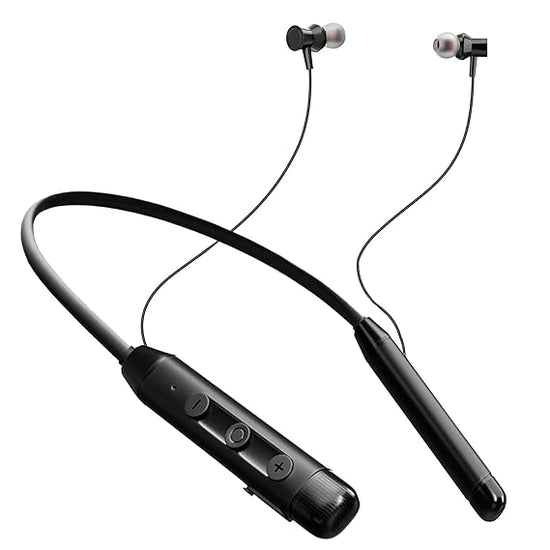 Zoid Neckband Bluetooth Headphones with 20 hrs Playtime, Deep Bass, Stereo Sound