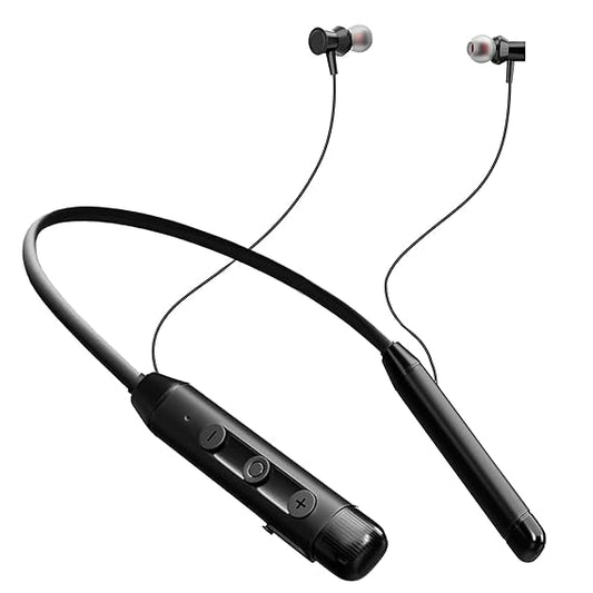 Zoid Neckband Bluetooth Headphones with 20 hrs Playtime, Deep Bass, Stereo Sound