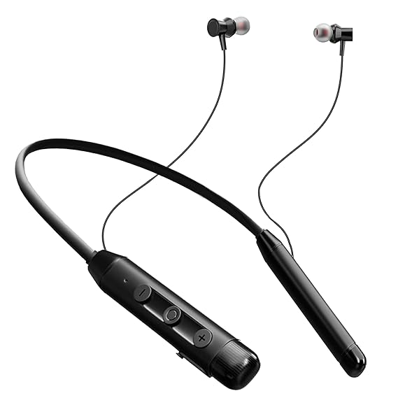Zoid Neckband Bluetooth Headphones with 20 hrs Playtime, Deep Bass, Stereo Sound