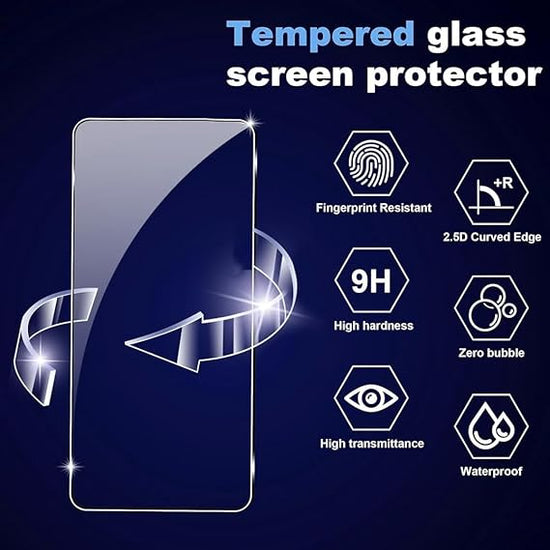 Tempered Glass Screen Protector Compatible for Nothing Phone 3A / Nothing Phone 3A Pro with Edge to Edge Coverage and Easy Installation kit
