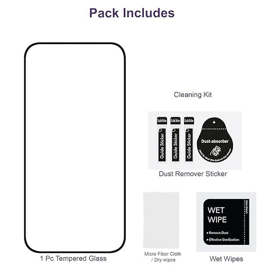 Zoid Iphone Super D+ Temered Glass For Iphone 12,13,14,15 and16