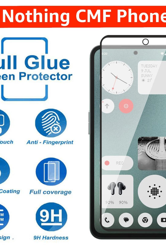 Tempered Glass Screen Protector Compatible For Nothing CMF Phone 1