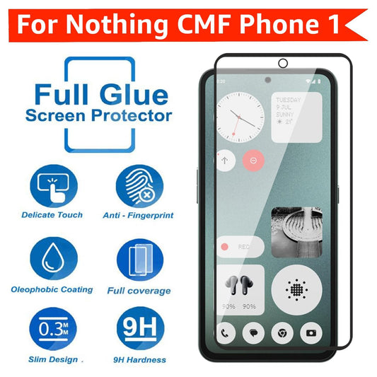 Tempered Glass Screen Protector Compatible For Nothing CMF Phone 1
