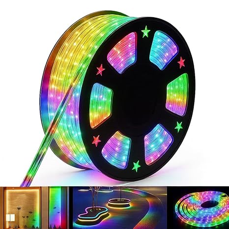 10 Meter Rope Led Strip Lights – High Brightness Outdoor Lights Waterproof for Balcony,Home Decor,False Ceiling