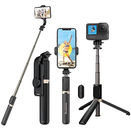 3-in-1 Bluetooth Selfie Stick Tripod with Remote | Extendable Mobile Stand for Photos & Videos | Universal Phone Holder