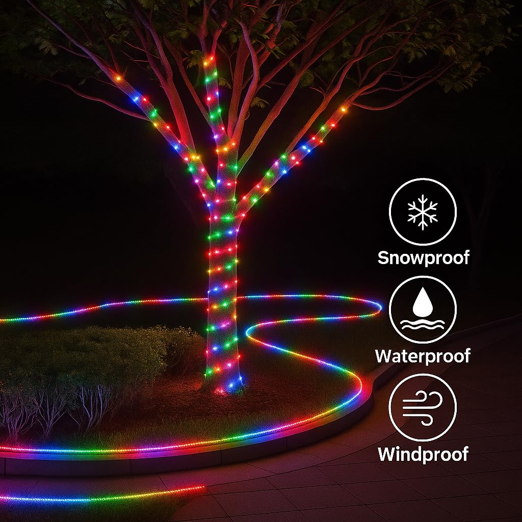 10 Meter Rope Led Strip Lights – High Brightness Outdoor Lights Waterproof for Balcony,Home Decor,False Ceiling