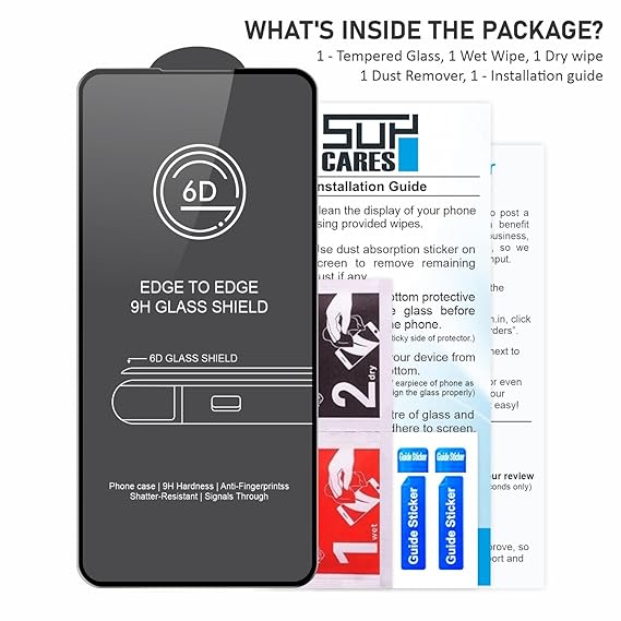 Tempered Glass Screen Protector Compatible for Nothing Phone 3A / Nothing Phone 3A Pro with Edge to Edge Coverage and Easy Installation kit