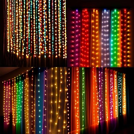 PS LED String Lights Serial Bulbs Ladi Decoration Lighting for Diwali (20 Meters)(pack of 10)