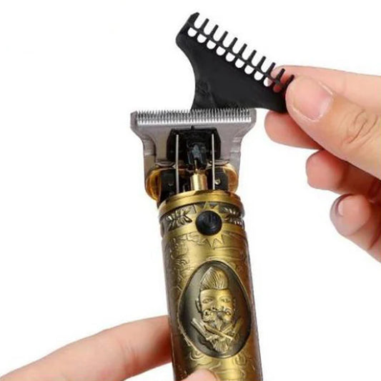 Portable Hair Trimmer for Men – Cordless, Rechargeable & Lightweight | Trim Anywhere – Home, Gym, Travel | Adjustable Blade with Precision Dial