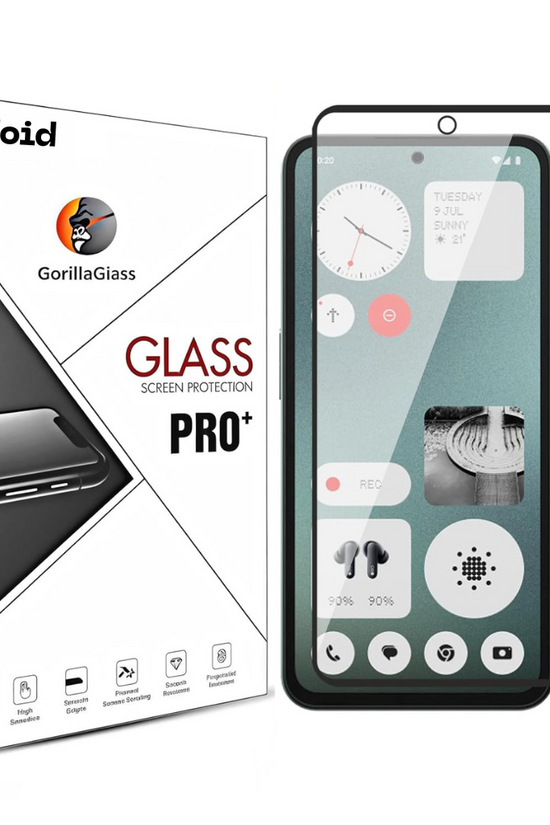 Tempered Glass Screen Protector Compatible for Nothing Phone 3A / Nothing Phone 3A Pro with Edge to Edge Coverage and Easy Installation kit