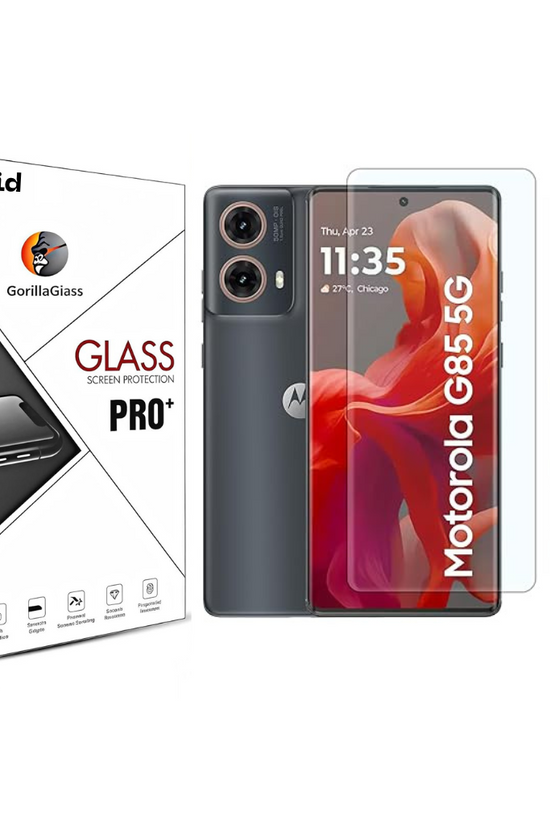 Zoid Tempered Glass Screen Protector Designed for Moto G85 5G , Moto G96 and moto 50 Fusion Full HD Quality UV Tempered Glass Edge to Edge Screen Coverage with Easy Installation Kit