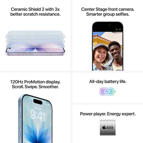 Apple iPhone17 256 GB Storage, 5G with Camera Control, 4K 120 fps Dolby Vision Mobile Phone