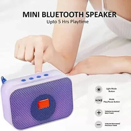Zoid 100% High Bass Quality Mini Speaker Lighting Premium Quality 3d Sound Speaker 10 W Bluetooth Speaker