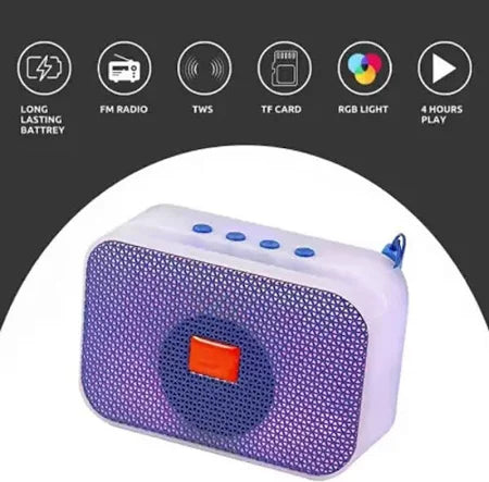 Zoid 100% High Bass Quality Mini Speaker Lighting Premium Quality 3d Sound Speaker 10 W Bluetooth Speaker